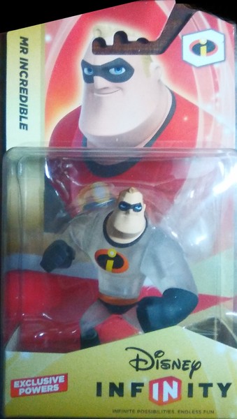 INFINITY DISNEY FIGURA MR INCREDIBLE INCREIBLE. EXCLUSIVE POWERS. BLÍSTER NUEVO.