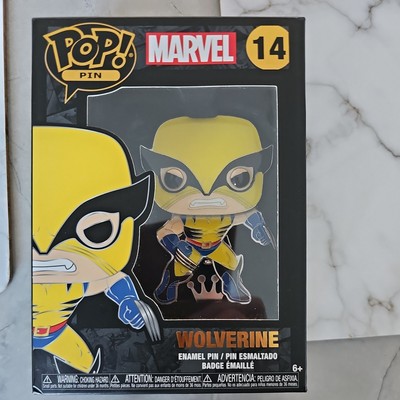 Marvel X-Men 3 Inch Funko POP Pin | Wolverine #14. Neu