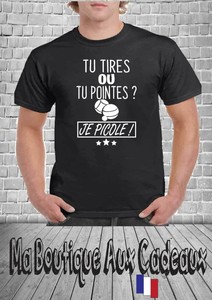 Tee Shirt Humour Petanque Tu Tires Ou Tu Pointe Ebay