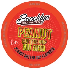 Brooklyn Beans Peanut Butter Chocolate Hot Cocoa Flavored Pods, 2.0 Keurig,40ct