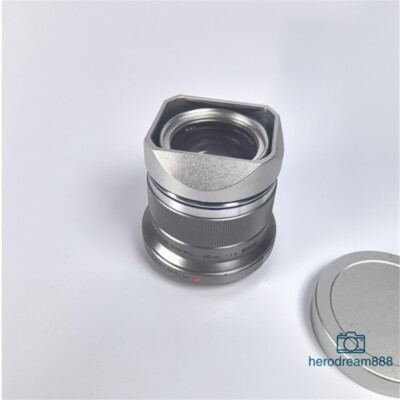 Lens Hood For Olympus LH-40B 45mm 1.8 Lens Hood with Cap Aluminum