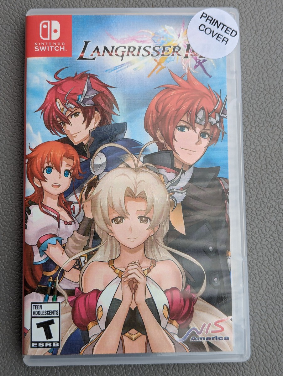 Langrisser I II [1 2] (Switch, 2019) CIB w/ PRINTED COVER