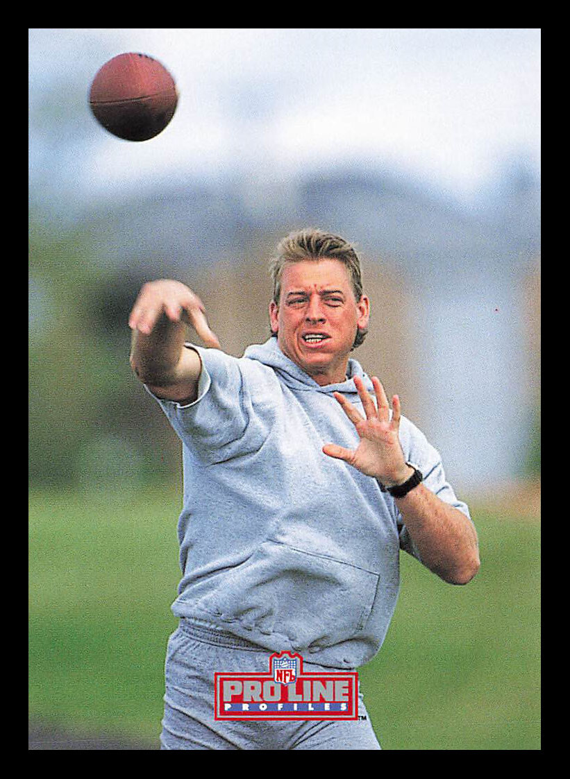 Troy Aikman #188 1992 Pro Line Profiles Dallas Cowboys