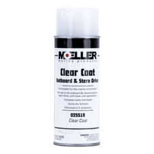 Moeller Marine 025519 Motor Spray Clear Coat Lacquer 12oz for Outboard Inboa