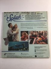 SPLASH Starring Tom Hanks, Daryl Hannah  Eugene Levy Movie 12" Video Laserdisc