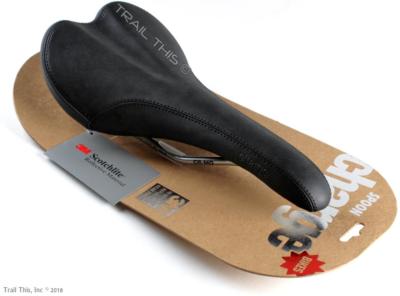 Charge Bikes Spoon Saddle Black 3M Reflective Safety Panel Road