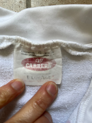 Maillot Cycliste Nalini Carrera Tassini Tour 1996, Taille 4/L, Manches Courtes