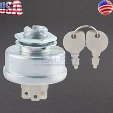 Ignition Switch & Keys for Dixon 4197 539125010 Hako 69-367 70-116 Gilson 36457