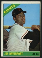 Topps Baseball Card 1966 #176 Jim Davenport