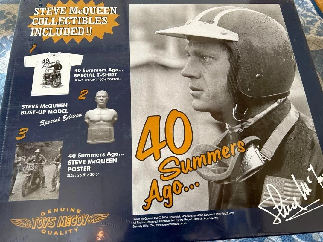 Steve McQueen 40 Summers Ago Collectors Edition Limited Book T
