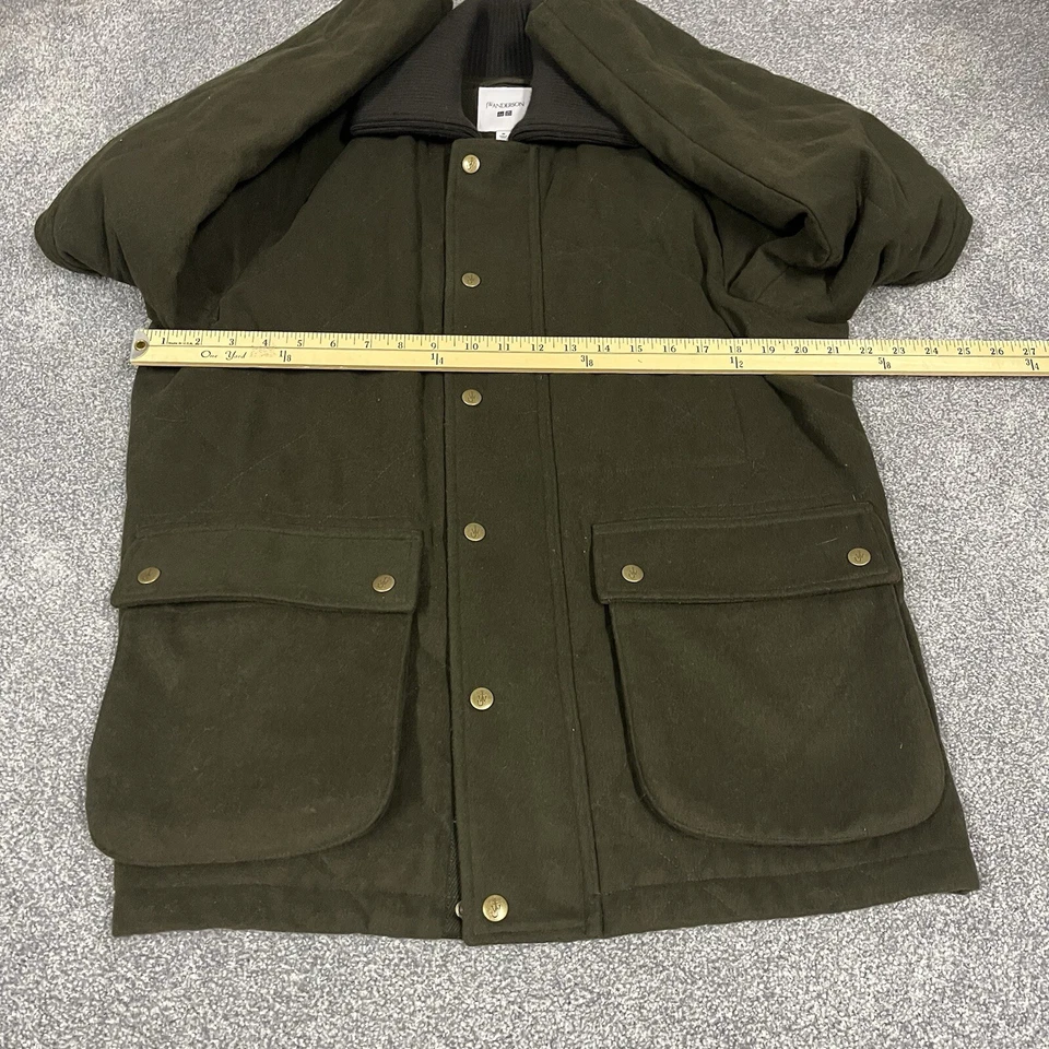 Uniqlo X JW Anderson Wool Quilted Barn Jacket Green Men’s Size Medium Pink - Image 4 of 4