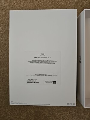 Apple iPad 7th Generation White Cardboard Storage Gift Empty Box
