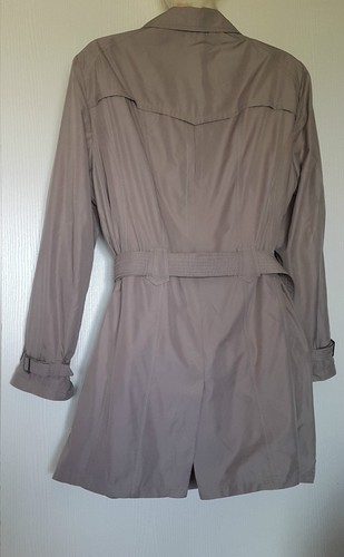 BIANCA IMPERMÉABLE LÉGÈRE TAILLE FR48, EU46, IT52, UK20, US16 TAUPE CLAIR - Picture 7 of 9