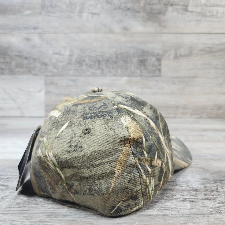 Realtree Fishing Hunting Outdoor NWT Cap Hat Adult Mens Fitted Size Medium-Large - Image 4 of 4