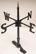 Aluminum Weathervane Directional complete set up.INCLUDING ADJUSTABLE ROOF MOUNT