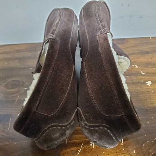 UGG Australia Ascot Suede Men’s Slipper In Espresso Size 9 - Picture 6 of 8