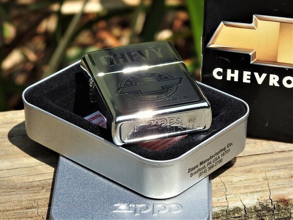 Genuine Chevrolet Zippo Lighter - Chevy - Corvette - Camaro