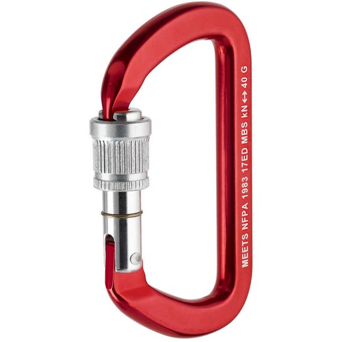 Mosquetón Omega G-First NFPA Screw-Lok - Fuerte - Rojo - Imagen 2 de 3