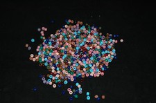 1000 SEMI PRECIOUS PONY BEADS BIRD PARROT TOY PARTS CRAFTS NEW