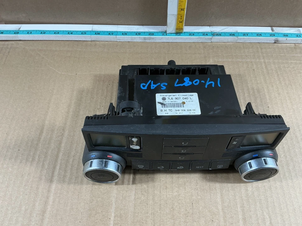 2004-2010 Volkswagen Touareg AC Heater Temperature Control 7L6907040L OEM - Image 4 of 4