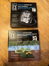 NEW PGA Tour Golf 3 Target Chipping Range Practice Chipping Net Set Free Ship