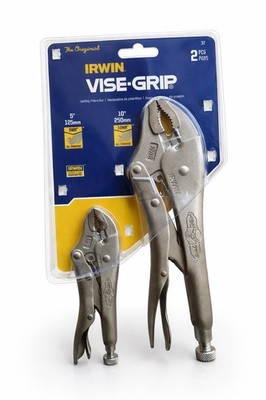IRWIN VISE-GRIP 2pc Locking Pliers Set 5'' & 10'' All Purpose Heavy Duty