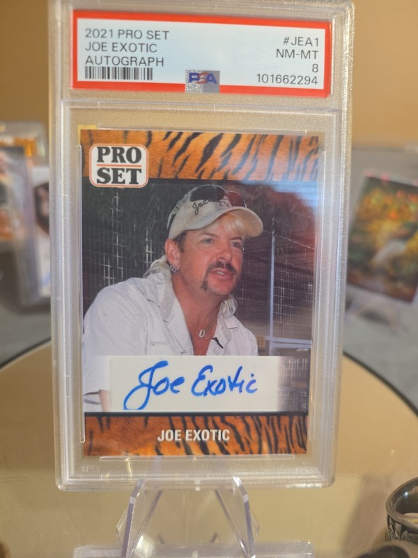 2021 proset Joe exotic auto psa 8