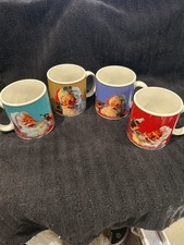 vintage Coca-Cola Santa Claus mugs set of 4