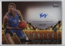 2023-24 Midnight Rookie Horizon Signatures Dusk 74/75 Keyontae Johnson Auto 11ng