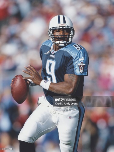 Lot Steve McNair Tennessee Titans Game Used Worn Jersey Patch NFL NO COA CARDS - Bild 3 von 3