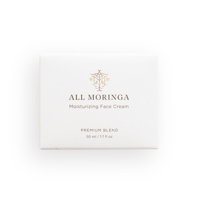 All Natural Moringa Face Cream   Lightweight Moisturizer for Sensitive Skin   Hy