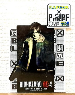 Capcom Resident Evil RE4 Leon Beside Label Sticker New Collectible Item