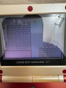 iQue Nintendo Gameboy Advance SP Limited Edition Mario 20th Rare+++