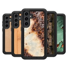 PLDESIGN WOOD AND RUST PRINTS ULTRA-ARMOURED SHOCKPROOF CASE FOR SAMSUNG PHONE 2