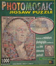 George Washington Photomosaic Jigsaw Puzzle 1000 Pieces