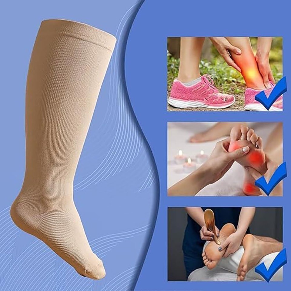 Everstride Compression Socks for Women Wide Calf, Everstride Advanced ...