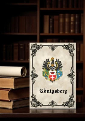 ALTNORD Königsberg in Preußen Ostpreußen Stadt Wappen Metallschild Schild Alu