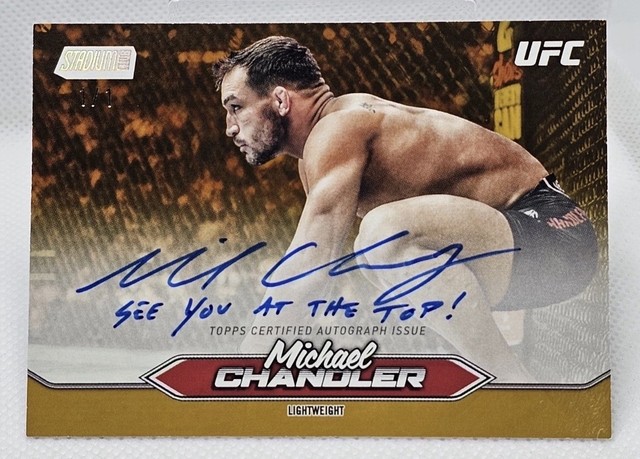 MICHAEL CHANDLER 2025 Topps Stadium Club UFC Michael Chandler Gold 1/1 🇺🇸 USA