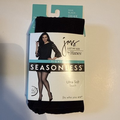 JMS 3X/4X Tights Seasonless Black Not Control Top