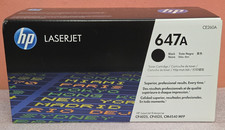 HP 647A CE260A Genuine Black Toner Cartridge Brand New / Sealed