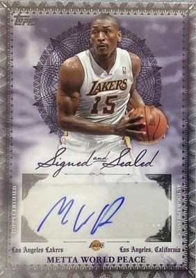 2025-26 Topps - Metta World Peace #BSI-MW for sale | eBay