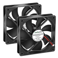 12V DC Cooling Fan 120mm x 25mm 2Pin Brushless Case Fan for PC Desktop Comput...