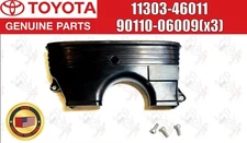 TOYOTA Genuine JZA80 SUPRA MK4 97-02 Timing Belt Upper Cover & Bolt 3Qty Set OEM