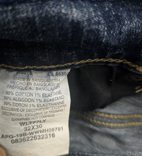 Wrangler Retro Slim Boot Cut Jeans Mens 32x30 Blue Stretch Western Cowboy Chore - Picture 5 of 9