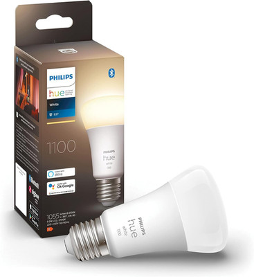 Philips Hue White E27 LED Glühbirne, 1100Lm, Warmweiß, Dimmbar, Steuerbar via Ap