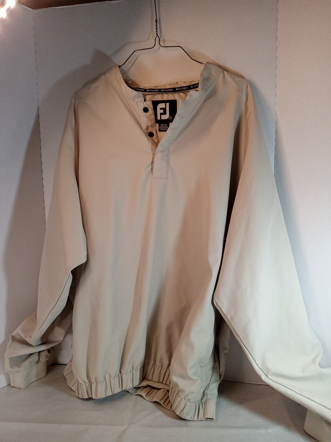 FootJoy Jacket Quarter Snap Button Pullover Windb… - image 1