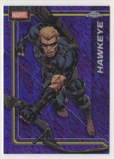 2026 Topps Chrome Marvel Purple Shimmer Refractor Hawkeye /75 #47
