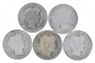 Better Lot 5 1910-D 1906-S 1906-D 1892 1906-D Barber Dime 0.50 Face *246