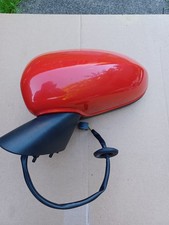 VAUXHALL CORSA 2010 1.2  DOOR WING MIRROR LH PASSENGER SIDE RED
