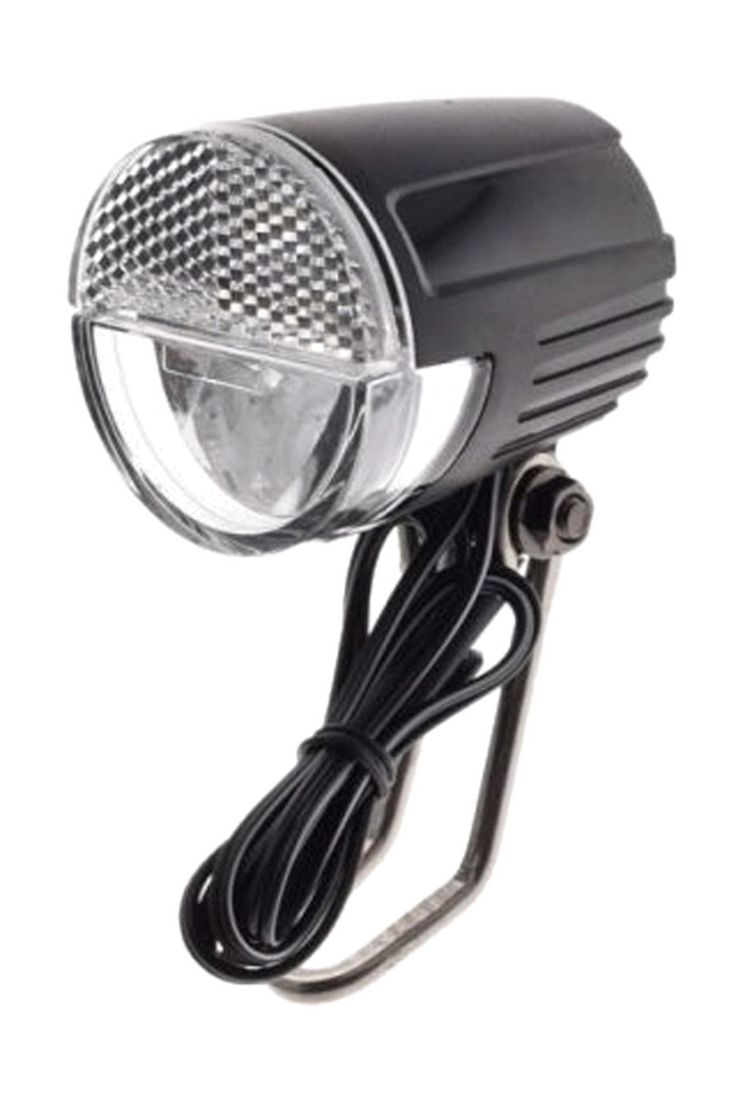 Éclairage vélo avant dynamo avec feu de position à LED noir - 2